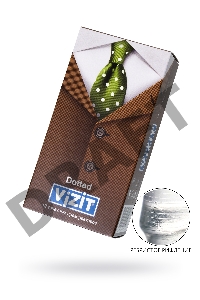 Презервативы VIZIT Dotted Точечные 12 шт, латекс, 18 см