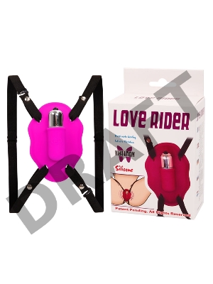 Стимулятор клитора на ремешках с вибрацией Love Rider