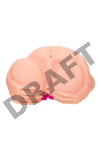 Мастурбатор реалистичный TOYFA Juicy Pussy Nicole с вибрацией , вагина и анус, TPR, телесный, 19 см