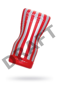 Нереалистичный мастурбатор TENGA  Soft Case Cup, TPE, белый, 15,5 см