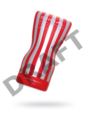 Нереалистичный мастурбатор TENGA  Soft Case Cup, TPE, белый, 15,5 см
