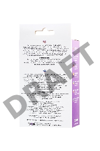 Анальный фаллоимитатор A-Toys Drilly, силикон, фиолетовый, 14 см