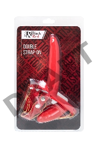 Страпон на креплении Black&Red by TOYFA, силикон, красный, 24 см