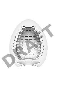 Нереалистичный мастурбатор TENGA № 3 Spider, TPE, белый, 6,1 см