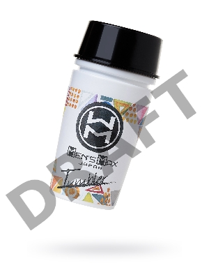 Мастурбатор нереалистичный, Tumbler Square, MensMax, TPE, белый, 16.3 см
