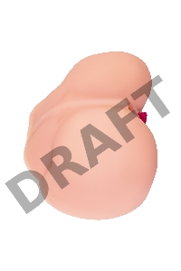 Мастурбатор реалистичный TOYFA Juicy Pussy Sophie с вибрацией , вагина и анус, TPR, 17 см