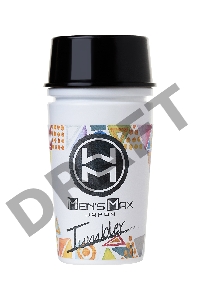 Мастурбатор нереалистичный, Tumbler Square, MensMax, TPE, белый, 16.3 см