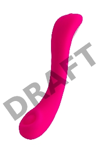 Нереалистичный вибратор LOVENSE Osci 2, силикон, розовый, 22 см
