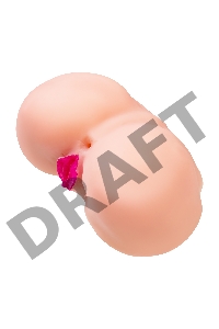 Мастурбатор реалистичный TOYFA Juicy Pussy Sophie с вибрацией , вагина и анус, TPR, 17 см