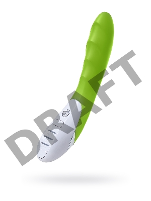 Вибратор Mystim Sassy Simon силиконовый, зеленый, 27 см