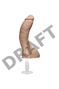 Фаллоимитатор реалистик Jeff Stryker с мошонкой на присоске Ultra Skin Jeff Stryker ULTRASKYN™ 10 Realistic Cock w/ Removable Vac-U-Lock™ Suction Cup