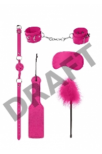 Розовый игровой набор БДСМ Introductory Bondage Kit №4