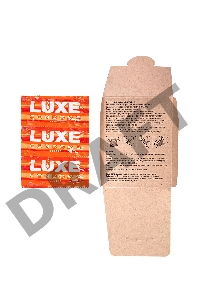 Презервативы Luxe КОНВЕРТ, Сексреаниматор, персик, 18 см., 3 шт. в упаковке