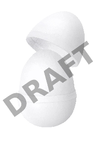 Нереалистичный мастурбатор TENGA Wonder Stude, TPE, белый, 6,1 см