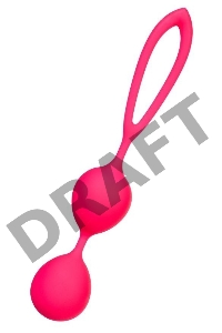 Вагинальные шарики A-Toys by TOYFA Rai, силикон, розовые, 17 см