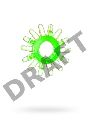 Эрекционное кольцо TOYFA, TPE, зеленый