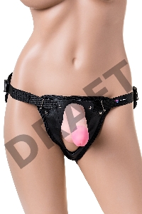 Страпон на креплении LoveToy с поясом Harness, реалистичный, neoskin, телесный, 17 см