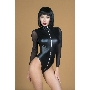 Боди с молнией до поясницы из материала wet look (My Shadow) (S/M)