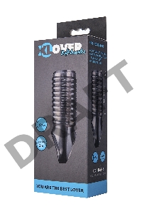 Насадка ToyFa XLover, для увеличения размера, TPE, черная прозрачная, 11 см