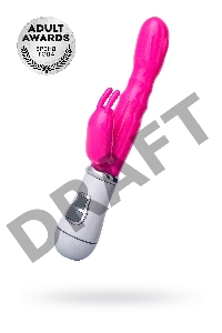 Вибратор с клиторальным стимулятором TOYFA A-Toys, TPE, розовый, 20 см