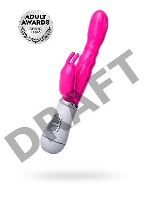 Вибратор с клиторальным стимулятором TOYFA A-Toys, TPE, розовый, 20 см