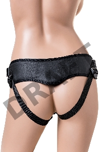 Страпон на креплении LoveToy с поясом Harness, реалистичный, neoskin, телесный, 17 см