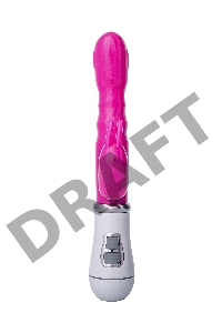 Вибратор с клиторальным стимулятором TOYFA A-Toys, TPE, розовый, 20 см