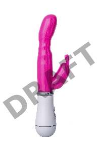 Вибратор с клиторальным стимулятором TOYFA A-Toys, TPE, розовый, 20 см