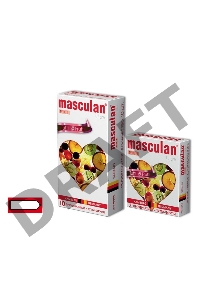 Презервативы Masculan Ultra 1,  10шт.  Тутти-Фрутти (Tutti-Frutti) ШТ