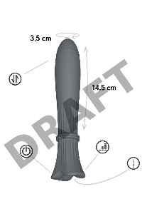 Пульсатор Gita, цвет Графитовый (INFINITE)