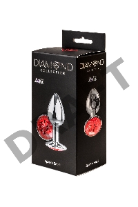 Анальная пробка Diamond Red Sparkle Small 4009-06Lola