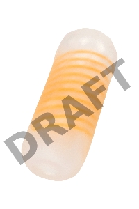 Нереалистичный мастурбатор TENGA SPINNER  Beads, TPE, прозрачный, 13 см