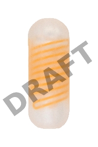 Нереалистичный мастурбатор TENGA SPINNER  Beads, TPE, прозрачный, 13 см