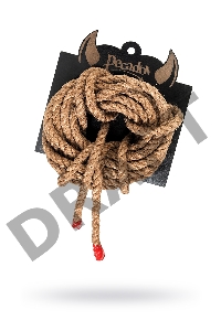Веревка профи-джут Shibari Pecado BDSM, 8мм, длина 5м