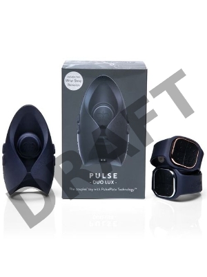 PULSE Duo Lux Инновационный мужской вибратор с 2 пультами ДУ для пар