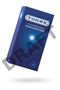 Презервативы классические TOREX  латекс, №12, 19 см