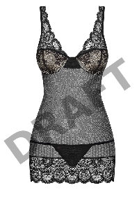 Сорочка и трусики 853-CHE-1 (Obsessive)
