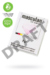 Презервативы masculan  Pur № 3 утонченные, 18,5 см, 5.3 см, 3 шт.