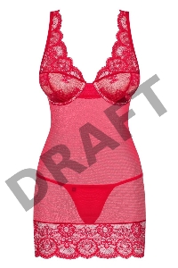 Сорочка и трусики 853-CHE-1 (Obsessive)