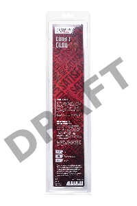 Двусторонний фаллоимитатор Black & Red by TOYFA, ПВХ, чёрный, 31 см