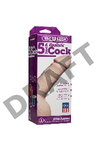 Насадка реалистик Vac-U-Lock™ - 5, телесная