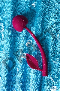 Вагинальный шарик JOS WILD CHERRY, силикон, бордовый, 13 см