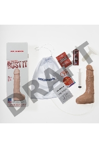 Фаллоимитатор реалистик на присоске с семяизвержением Bust It – Squirting Realistic Cock - White