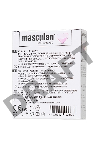Презервативы masculan  Pur № 3 утонченные, 18,5 см, 5.3 см, 3 шт.
