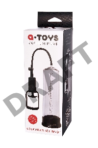 Помпа для пениса TOYFA A-Toys, PVC, прозрачный, 27,5 см