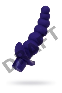 Анальный вибратор ToDo by Toyfa Dandy, влагостойкий, силикон, фиолетовый, 13,5 см, Ø 3,2 см