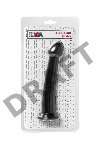 Нереалистичный фаллоимитатор Jelly Dildo M Toyfa Basic, TPE, черный, 18 см