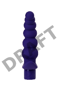 Анальный вибратор ToDo by Toyfa Dandy, влагостойкий, силикон, фиолетовый, 13,5 см, Ø 3,2 см