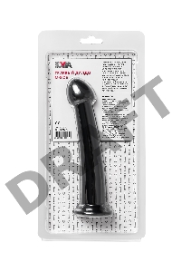 Нереалистичный фаллоимитатор Jelly Dildo M Toyfa Basic, TPE, черный, 18 см