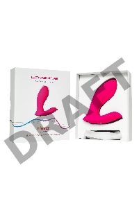 Вибратор Flexer Lovense, силикон, розовый, 10,1 см